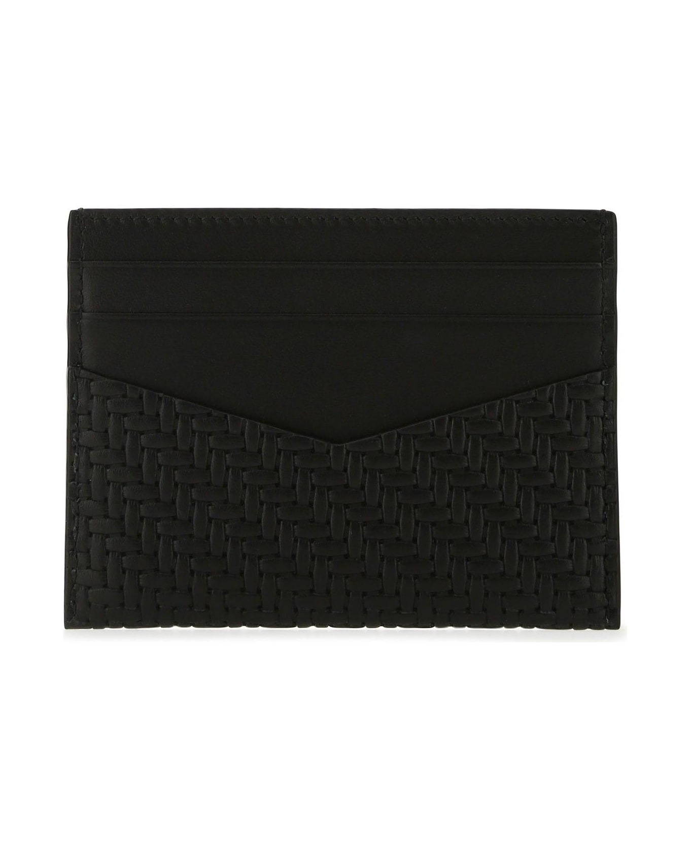 Black Leather Card Holder - 3