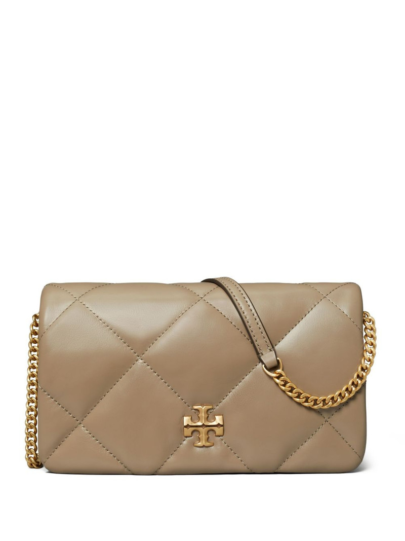 Kira diamond-quilted wallet-on-chain 1