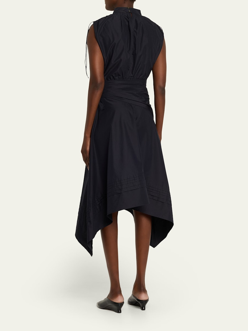 3.1 Phillip Lim Ruched Sleeveless Midi Dress outlook