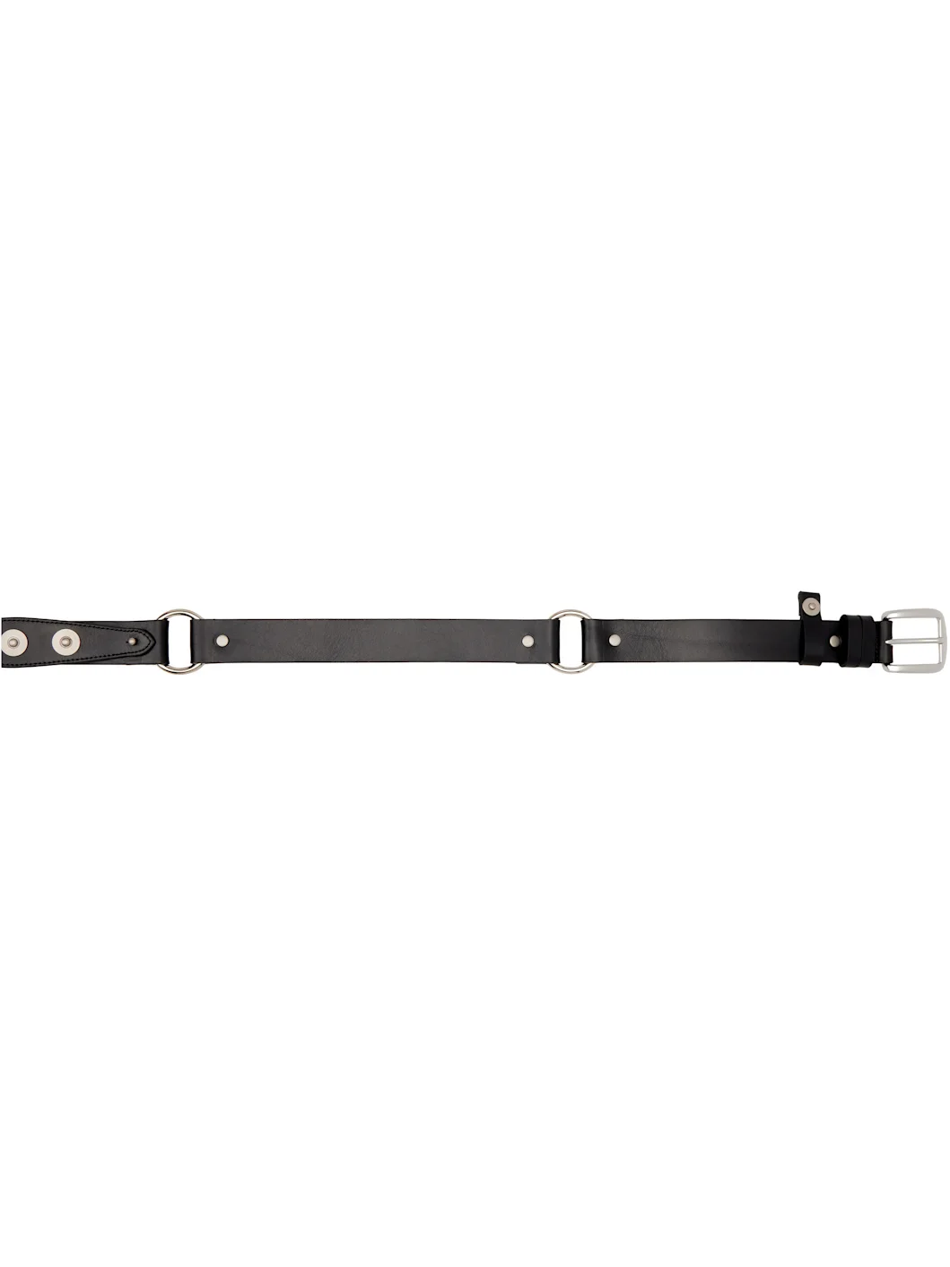 Black Snap Western Belt - 1