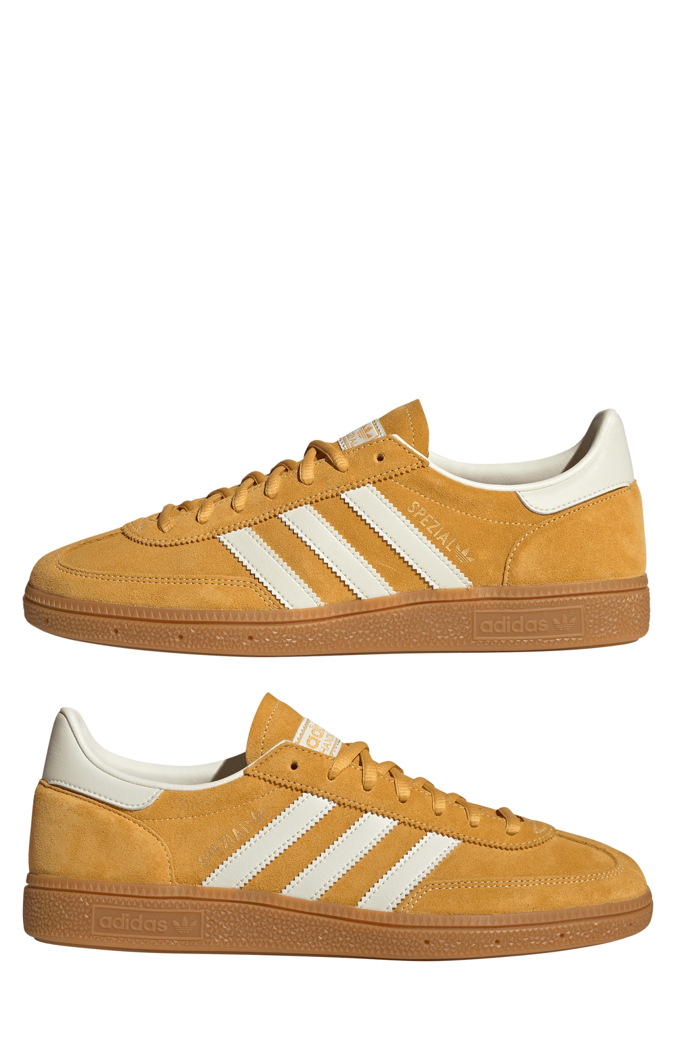 adidas Gender Inclusive Handball Spezial Sneaker in Yellow/Cream White/White at Nordstrom - 7