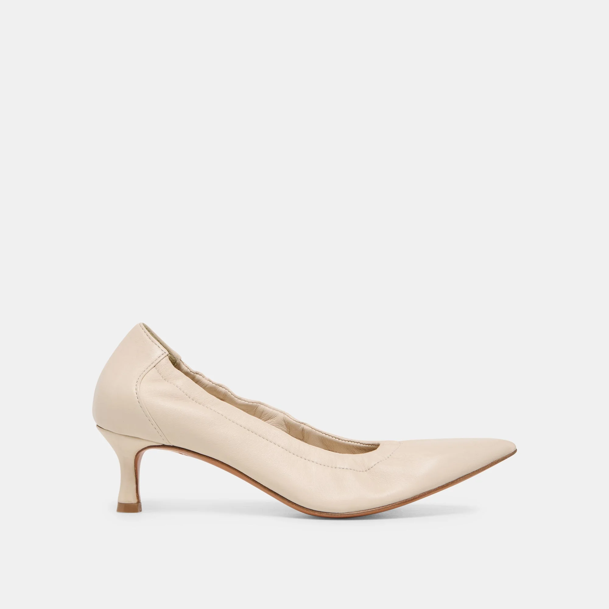 CELTIN HEELS OFF WHITE LEATHER - 1