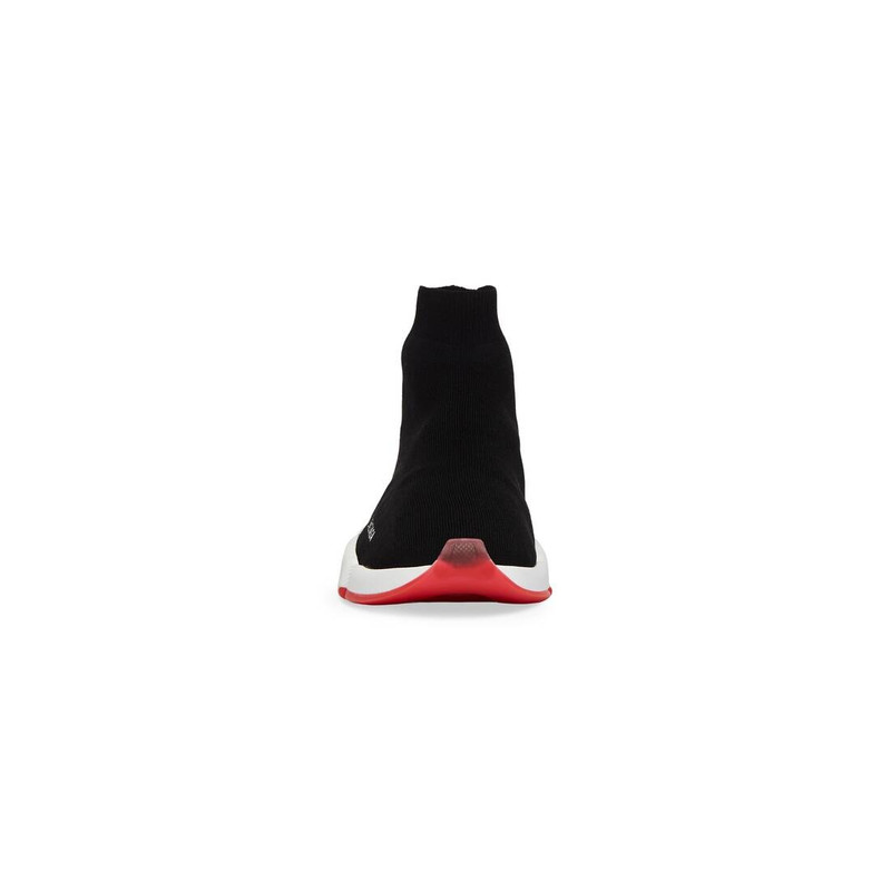 BALENCIAGA 남자의 속도 2.0 명확한 솔은 까만에 있는 니트 운동을 재생했습니다 outlook