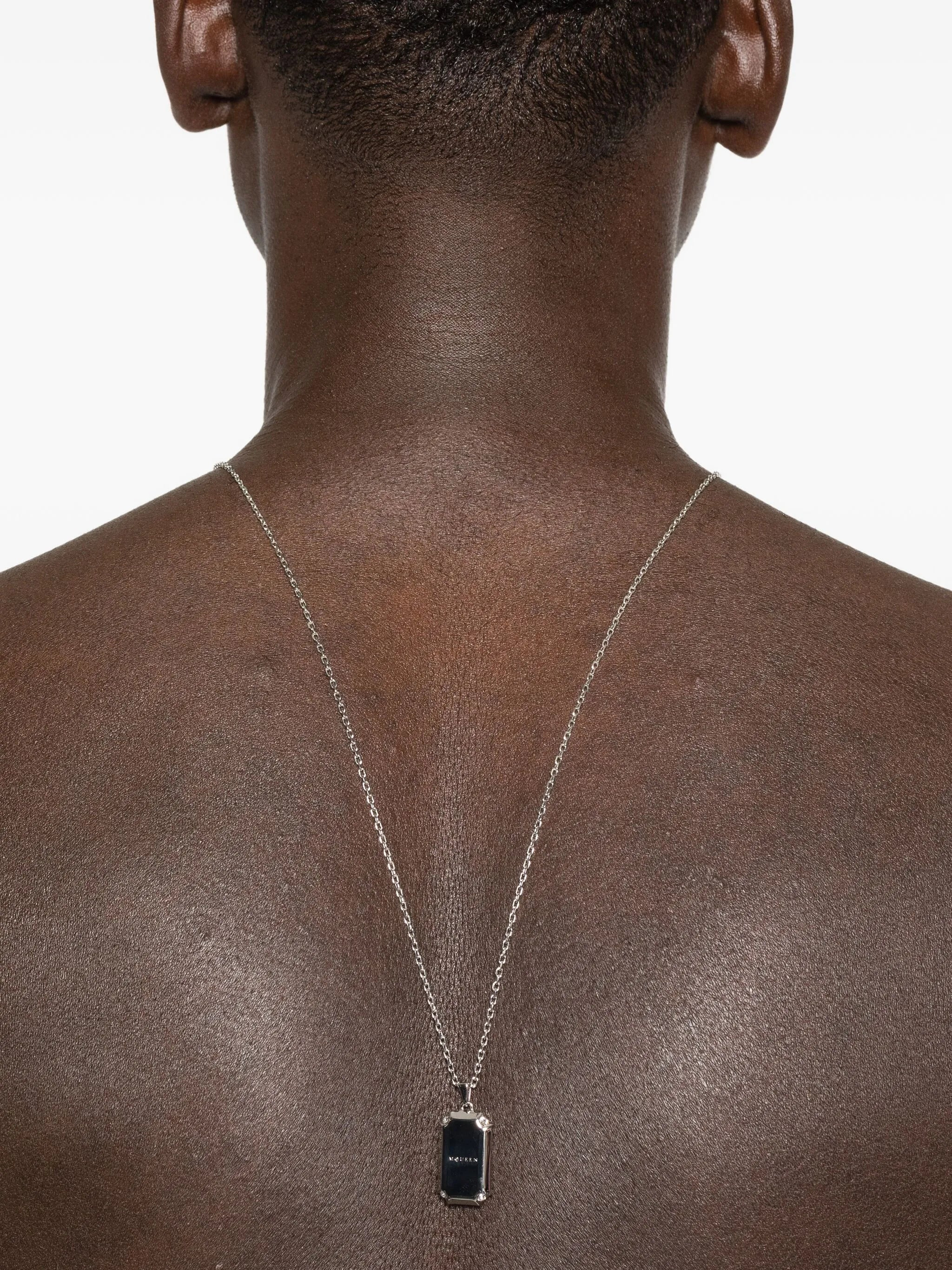 Alexander Mcqueen Engraved Logo Necklace - 2