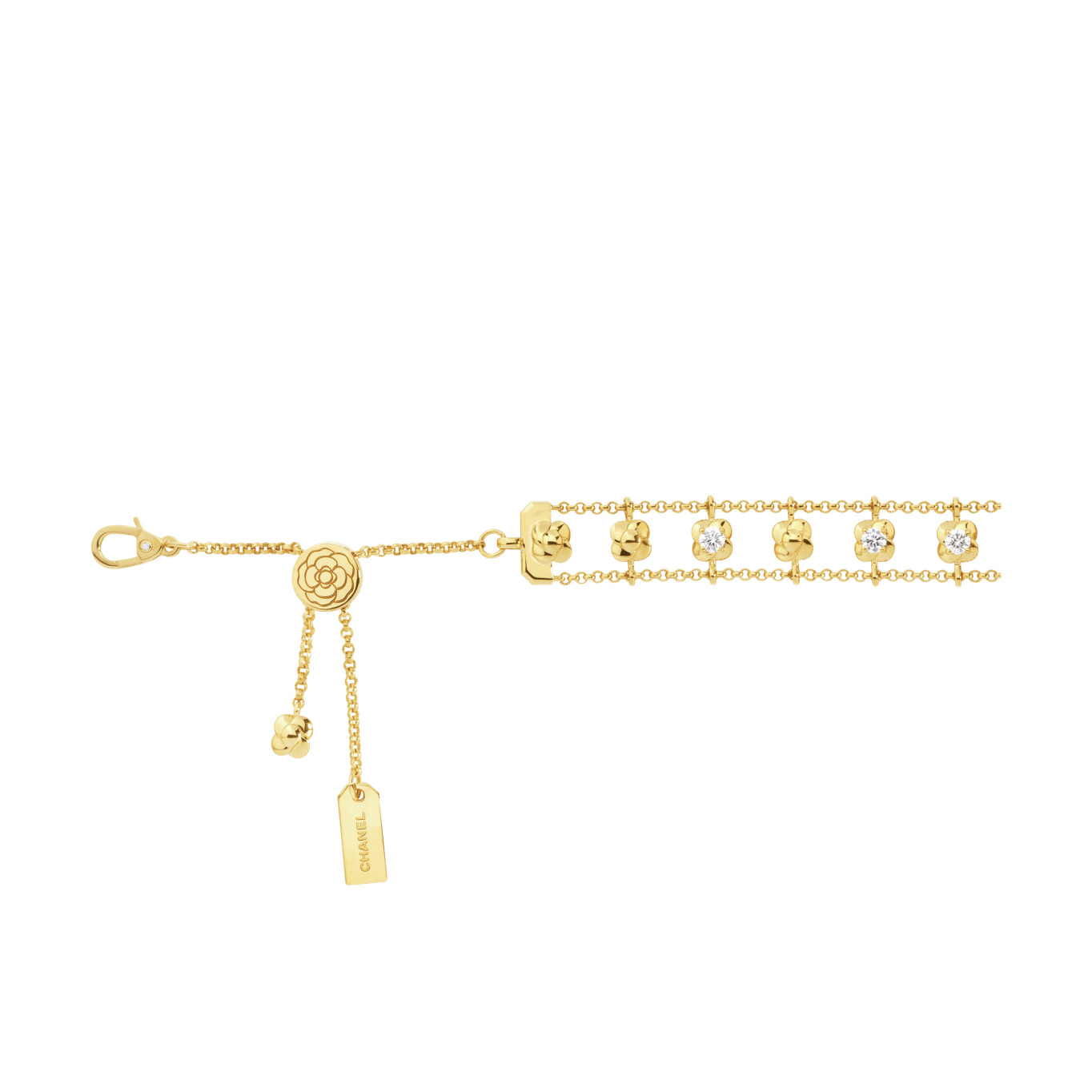 Bouton de Camélia supple bracelet - 3