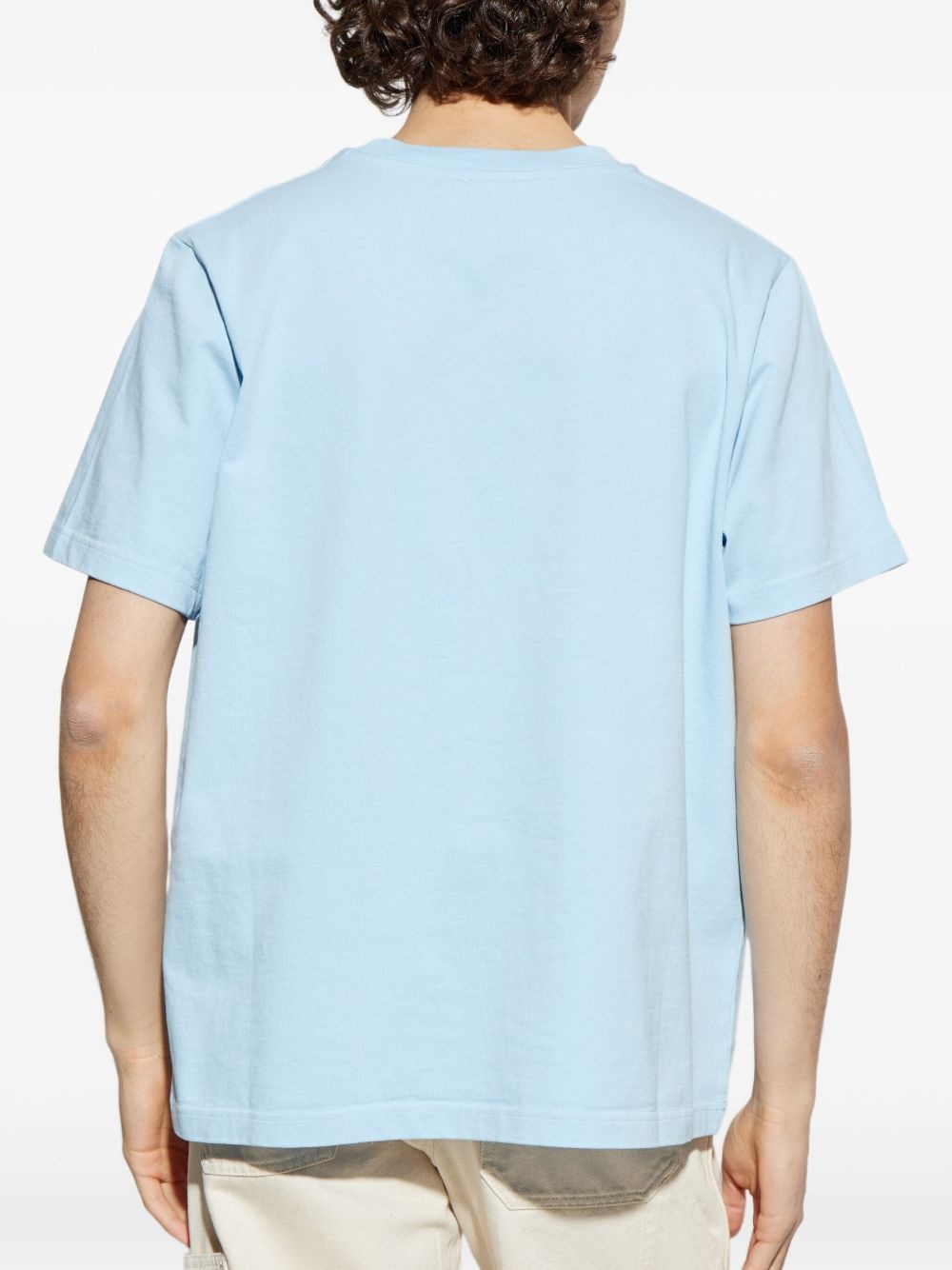 logo-embroidered t-shirt - 4