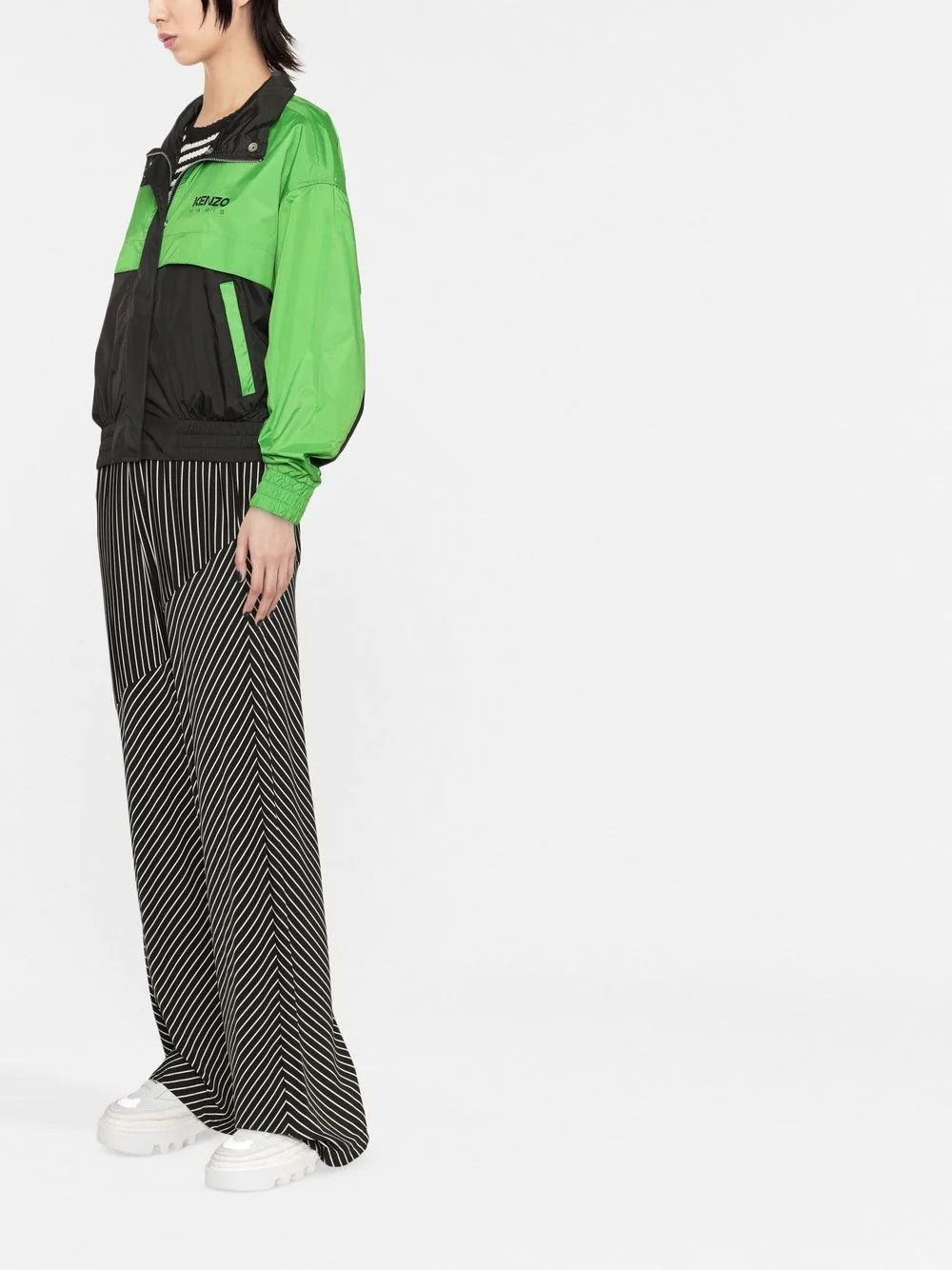 logo hooded jacket - 3