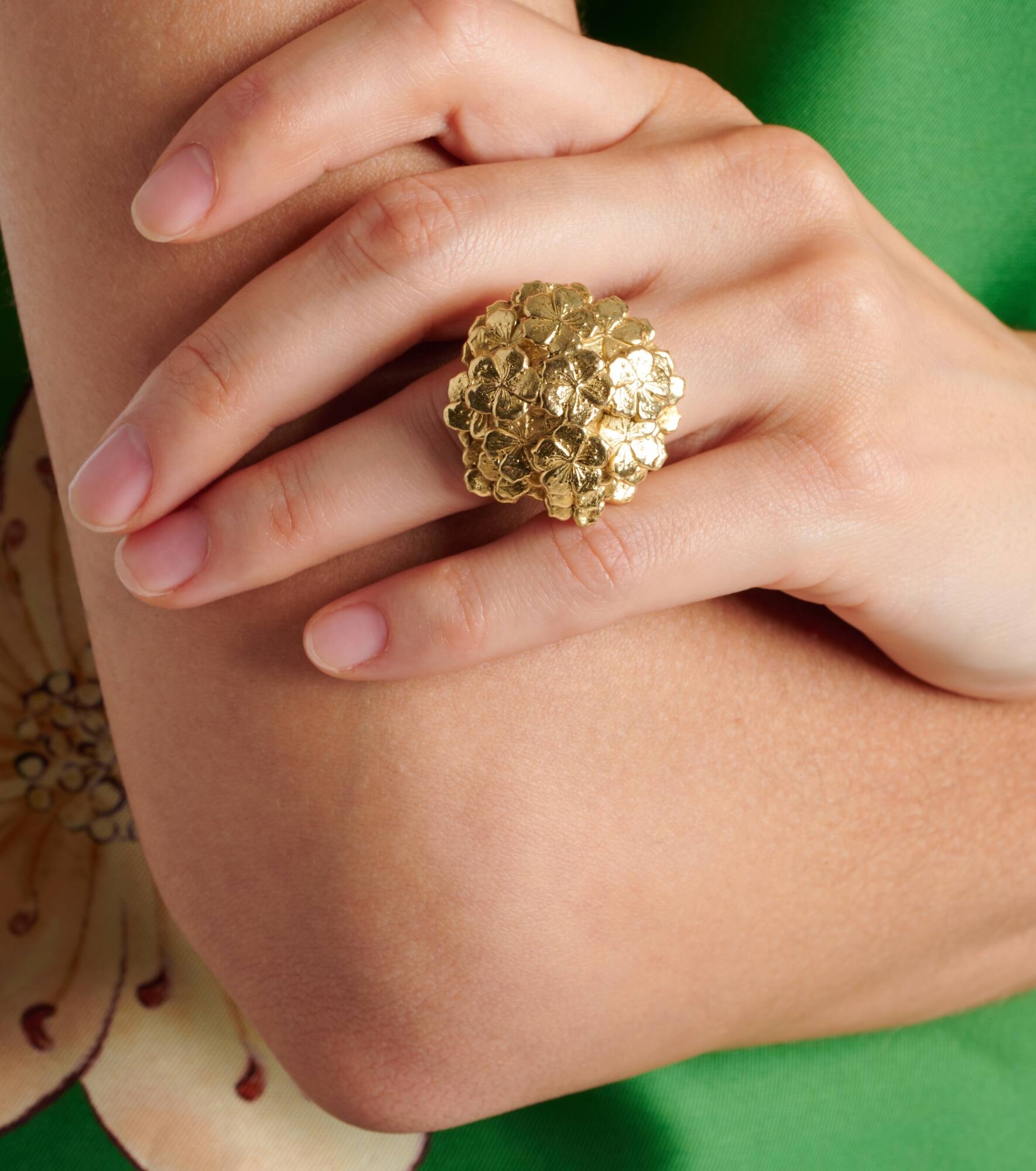 Team Spirit gold-plated ring - 5