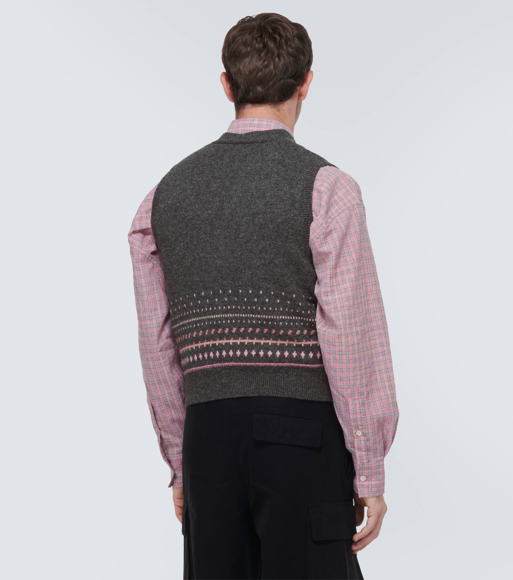 Wool sweater vest - 4
