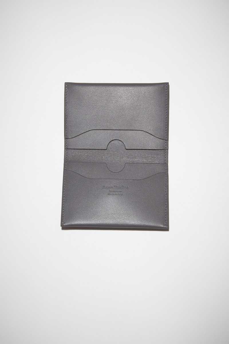 Leather card case - Dark grey 3