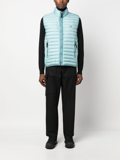 Stone Island Compass-patch padded gilet outlook
