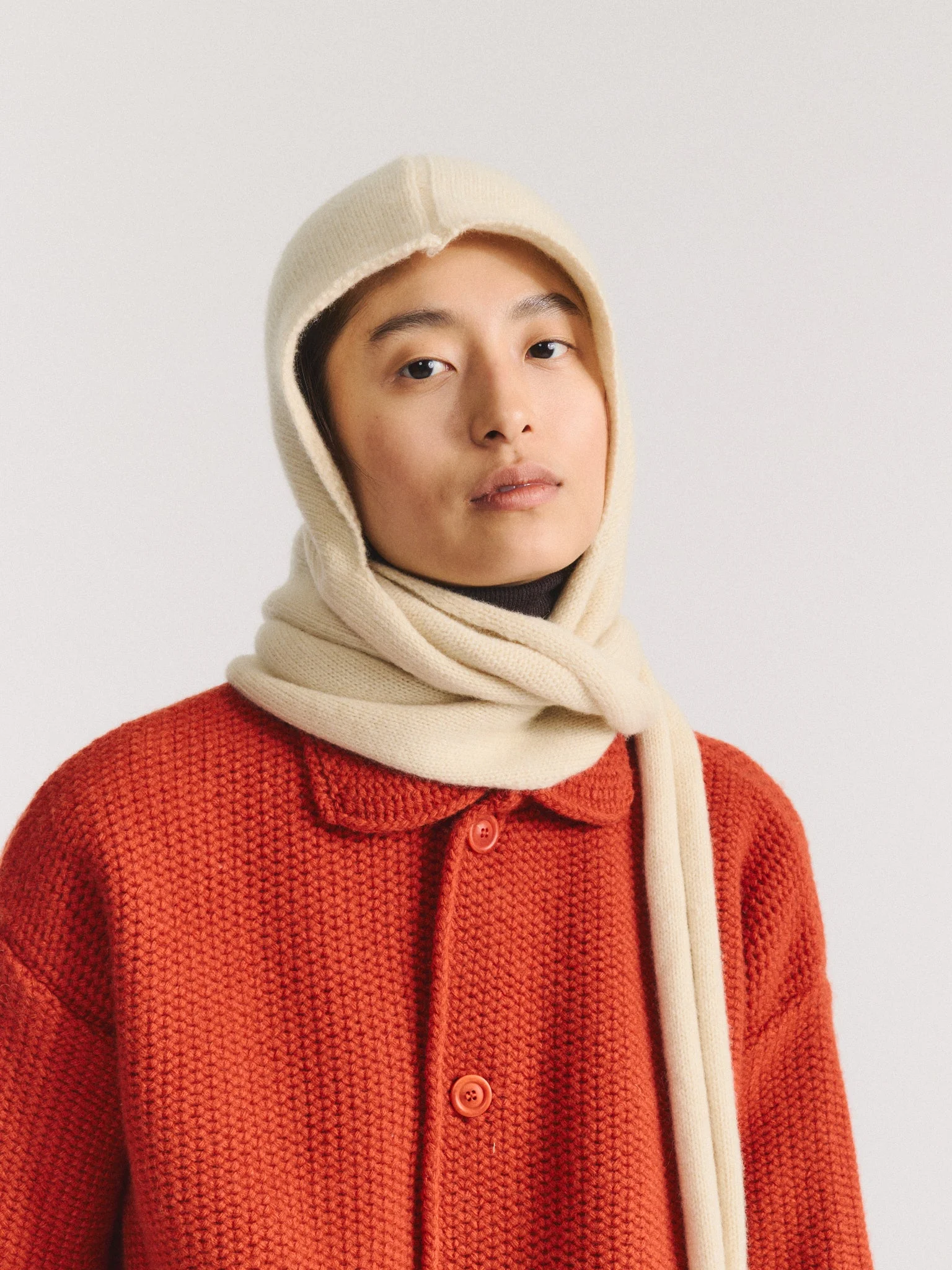 HOODED SCARF - WOOLY - DESNA - 1
