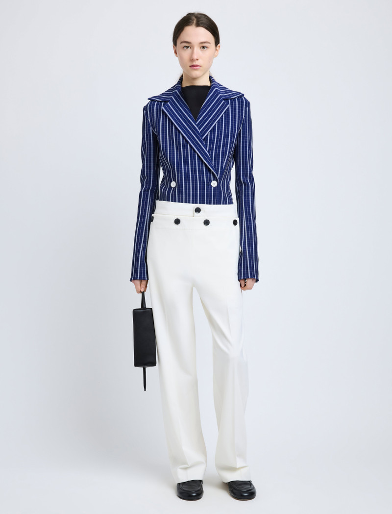 Proenza Schouler Oliver Pant in Wool Gabardine outlook