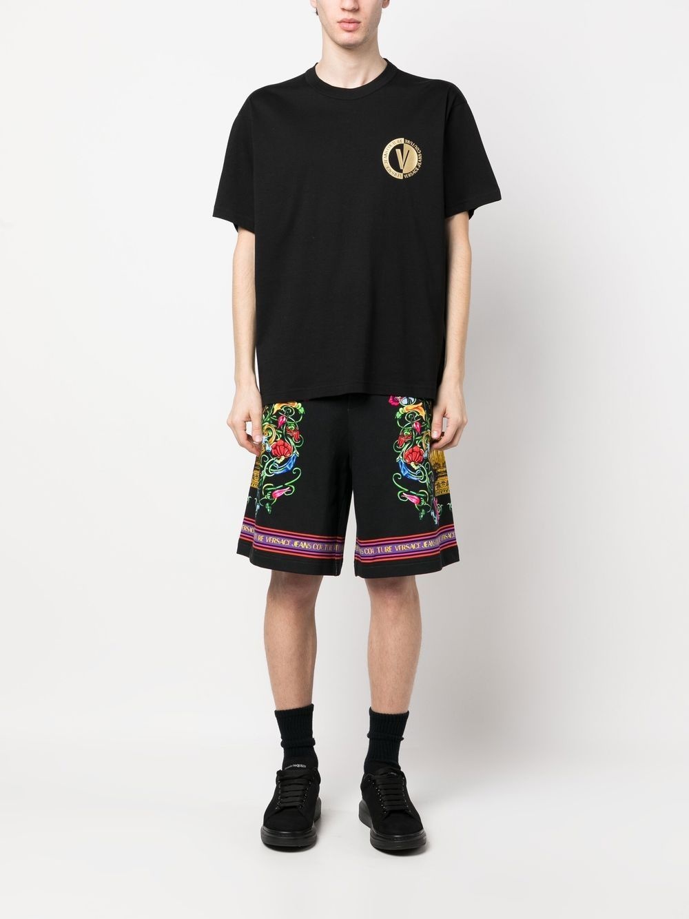 logo-print cotton T-shirt - 2