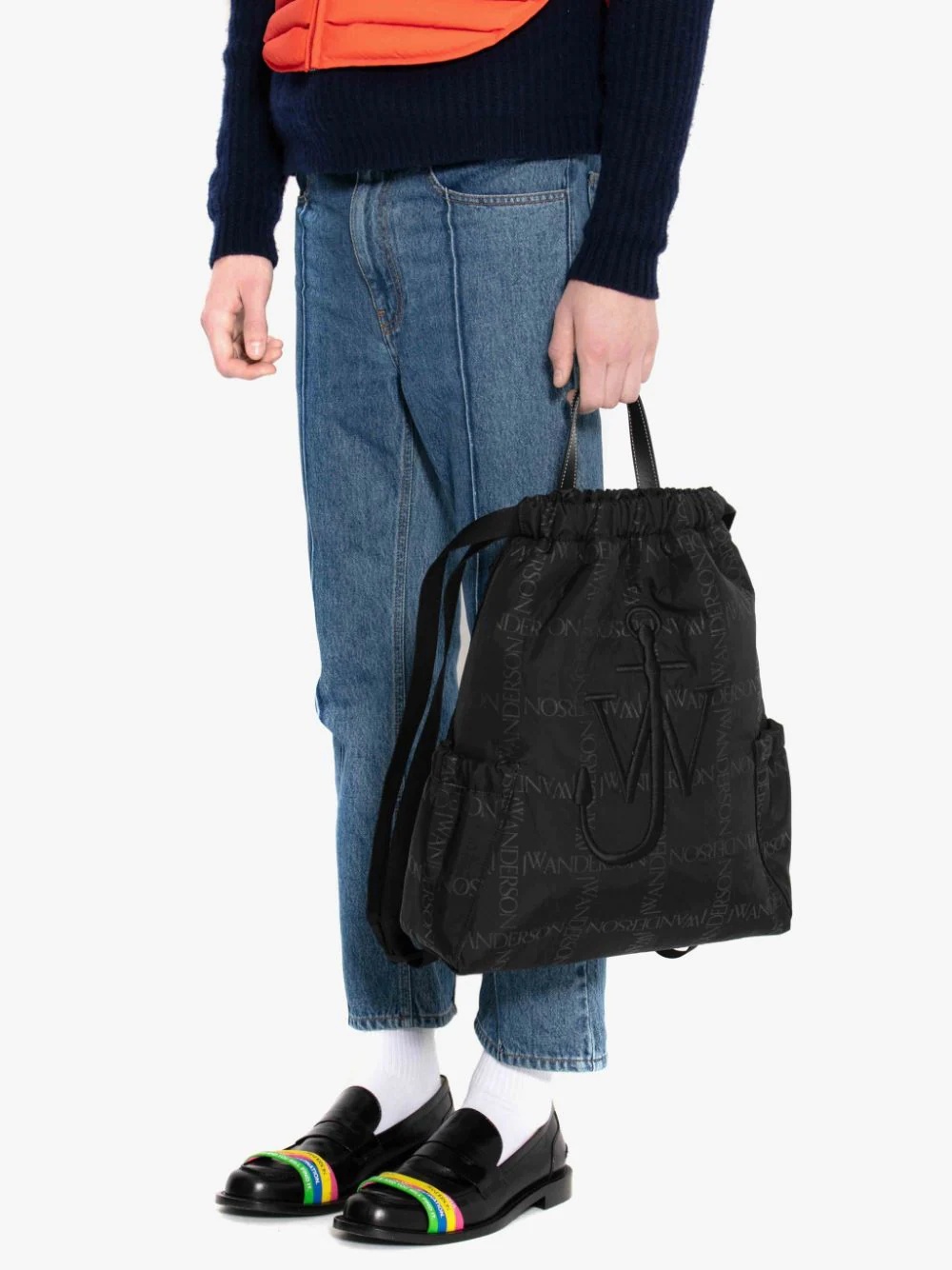 logo-print Anchor backpack - 2