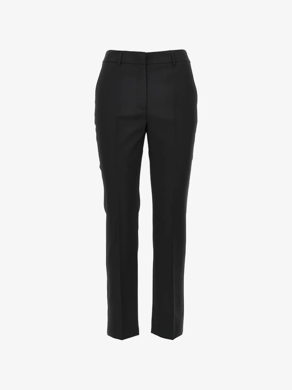 straight-leg virgin wool trousers - 1
