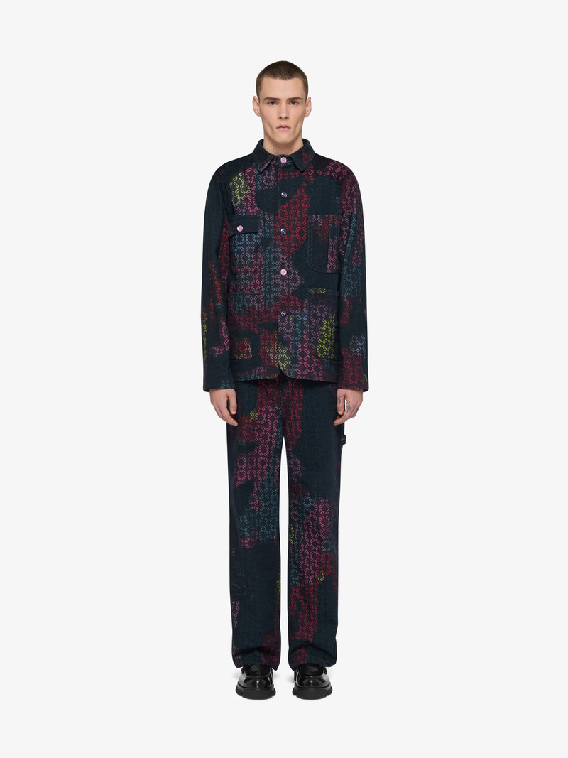 Givenchy MULTICOLOR JACKET IN DENIM MONOGRAM 72 outlook