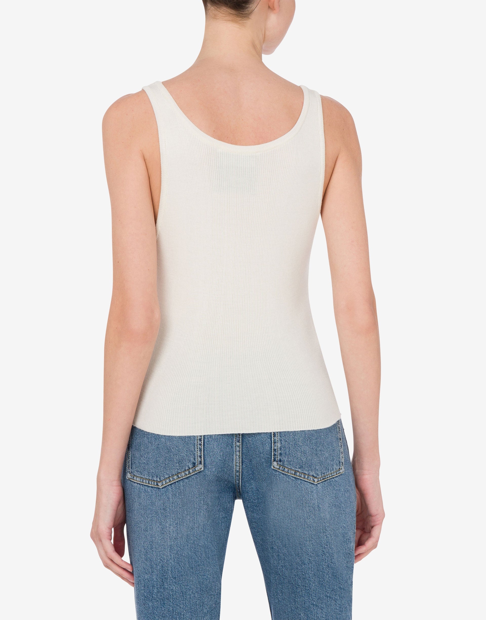 KNIT TANK TOP GOLDEN M - 2