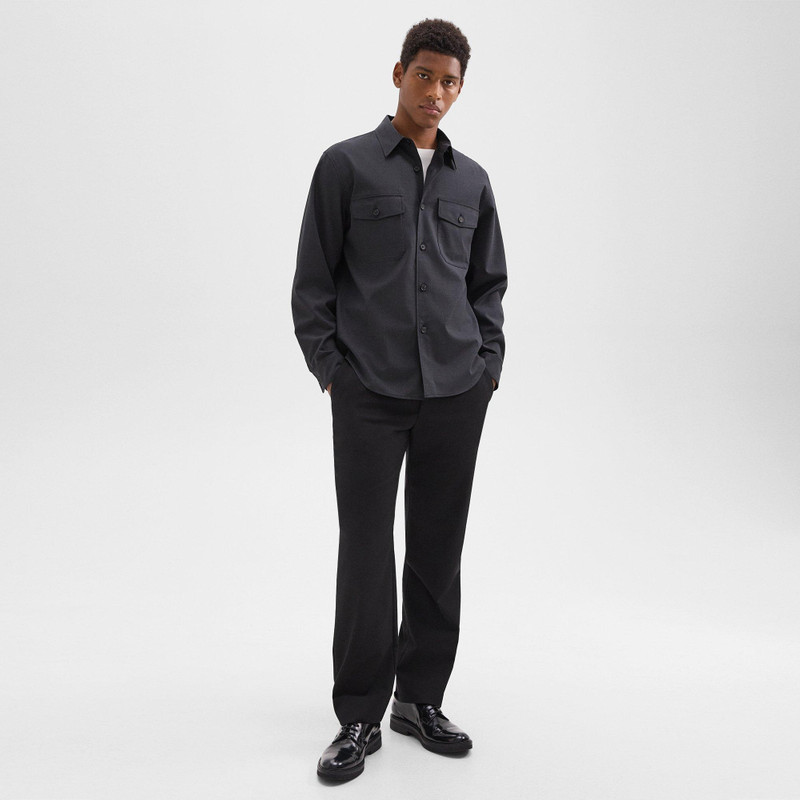 Theory Garvin Shirt Jacket in Stretch Wool outlook