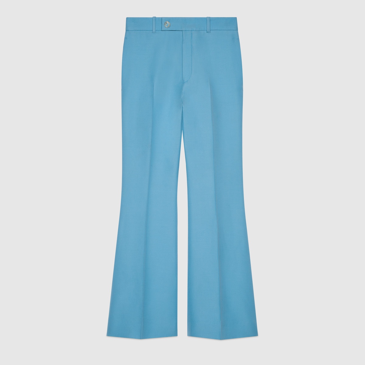 Wool silk cropped flare pant - 1