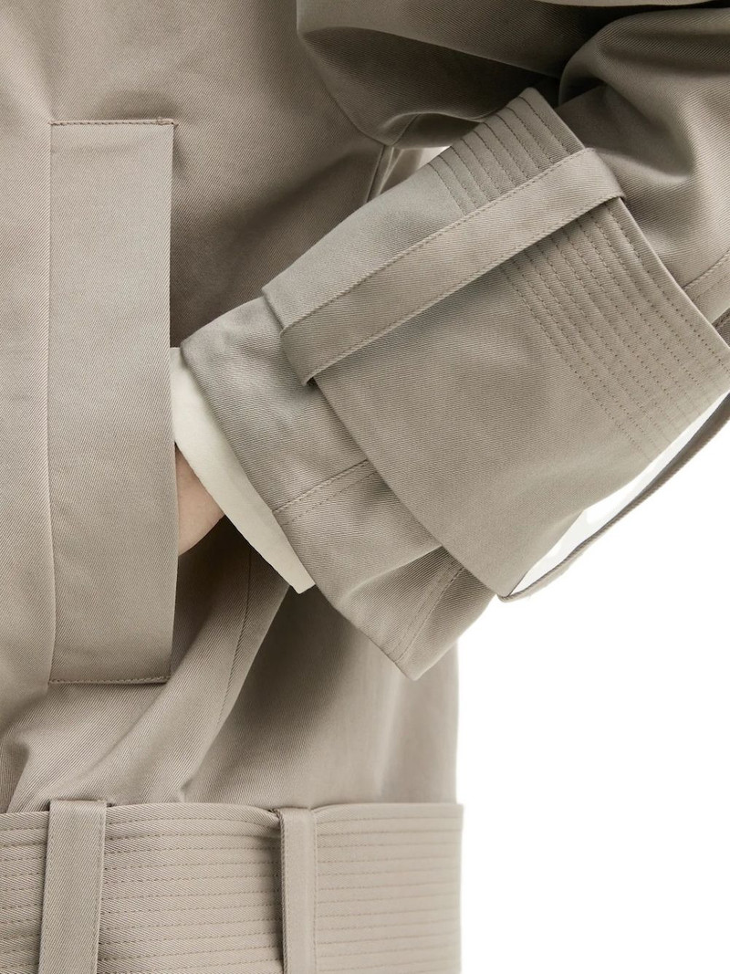 hooded belted jacket 4