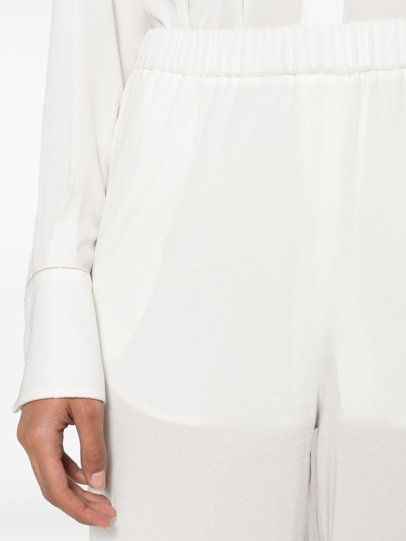 straight crepe trousers 5