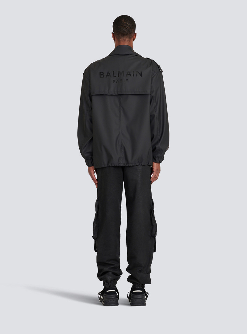 Quilted faux leather biker jacket 4