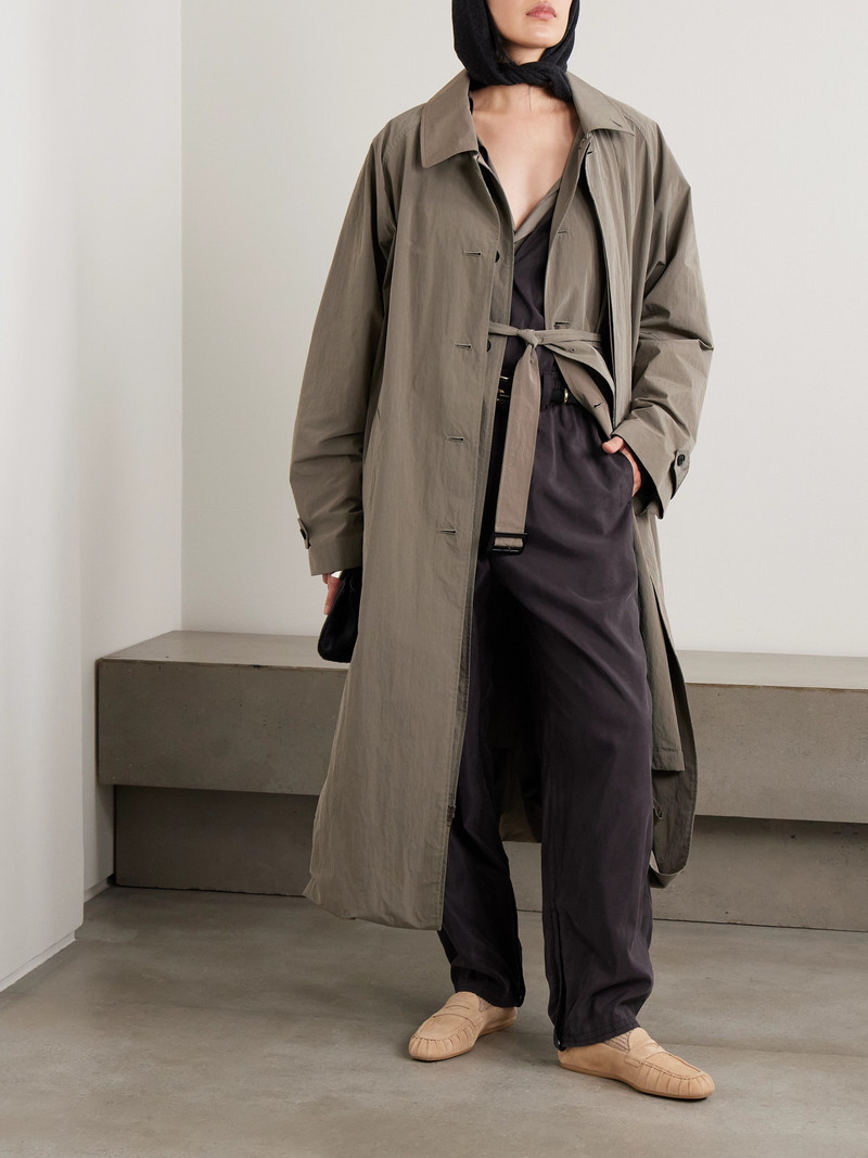 ssstein Pleated Silk-blend Track Pants outlook