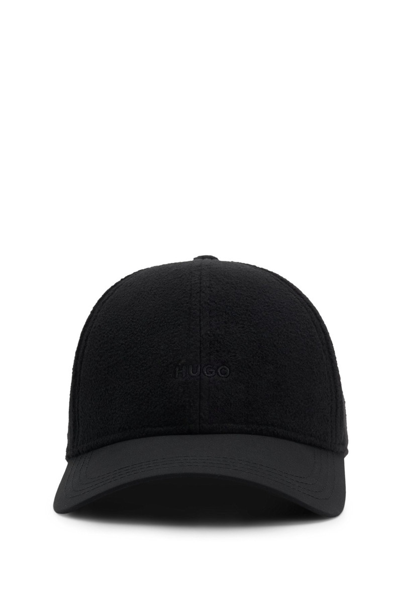 HUGO FLEECE CAP WITH EMBROIDERED LOGO outlook