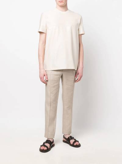 Brioni striped short-sleeve T-shirt outlook