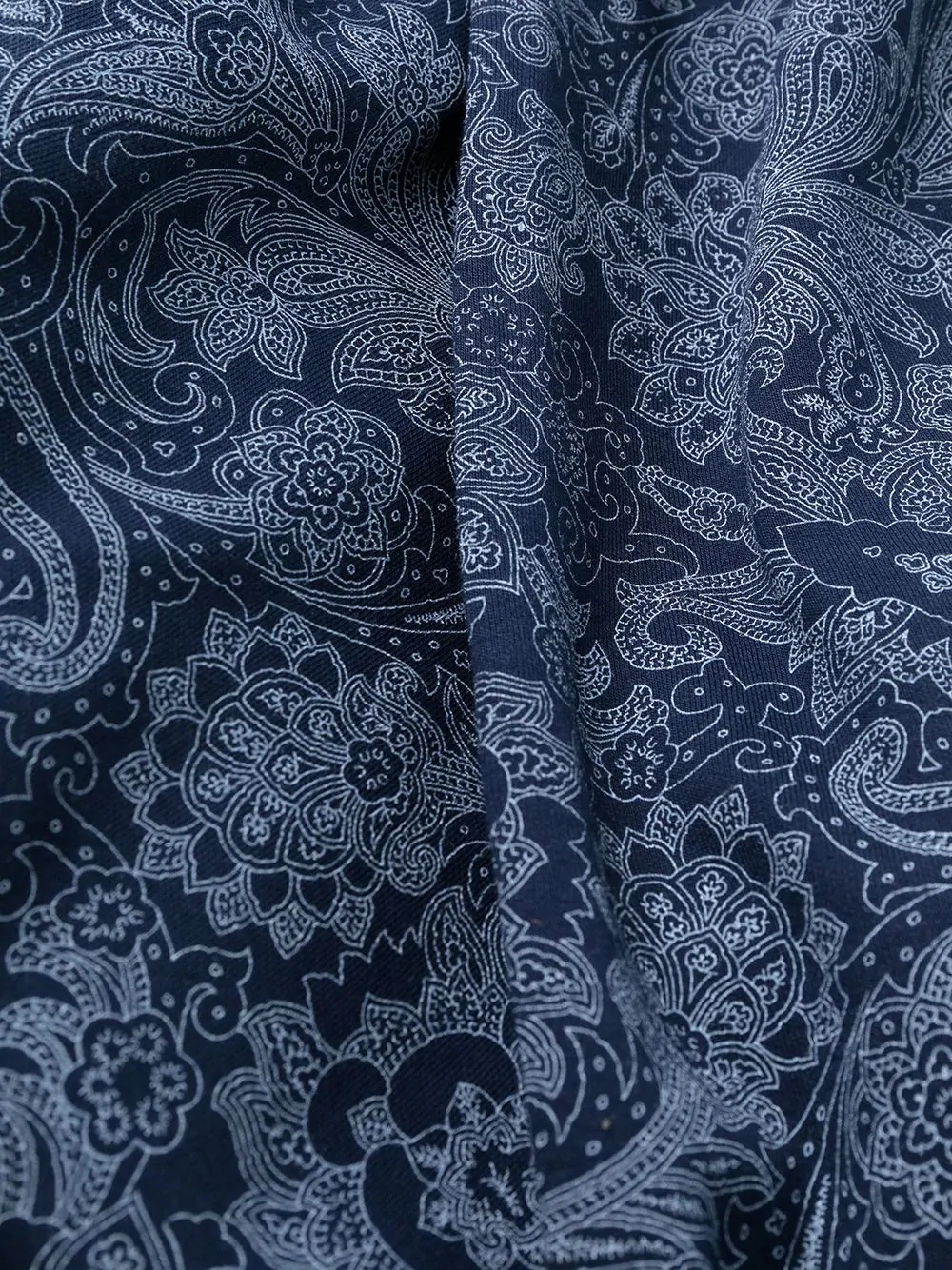 high-rise paisley-print track pants - 6