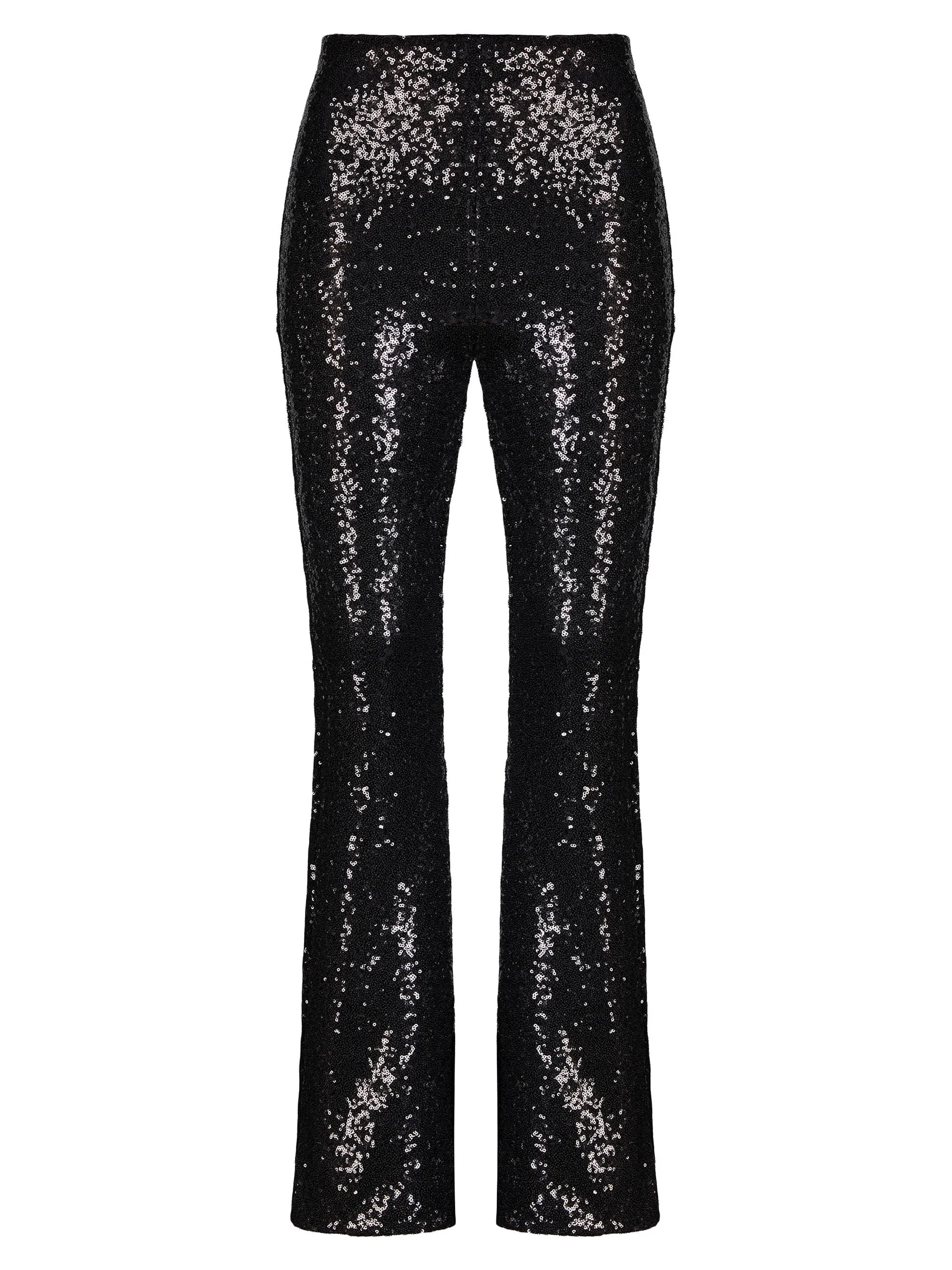 Women's Sequin Flare Pant - Black - 1
