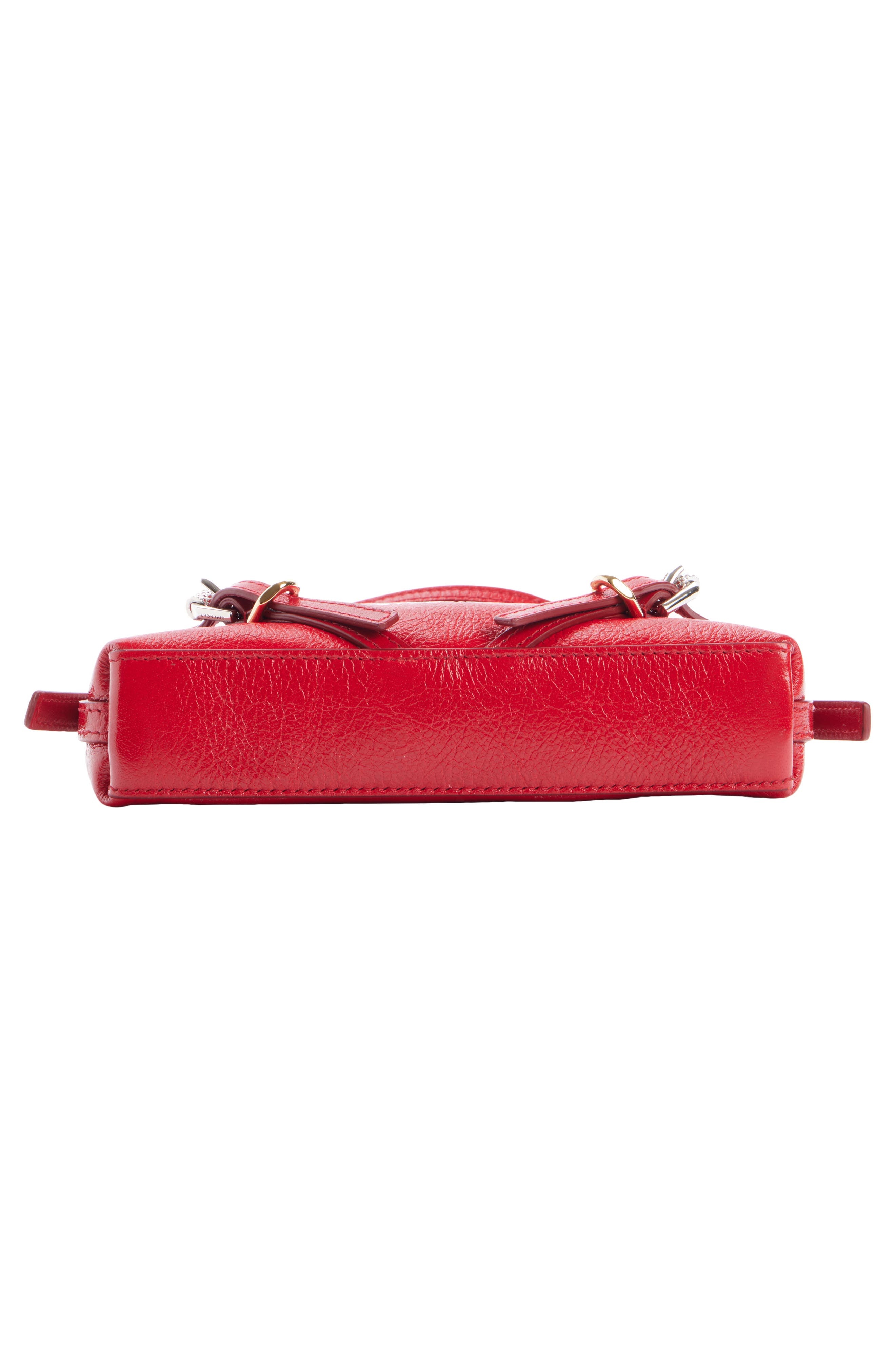 Givenchy Nano Voyou Leather Crossbody Bag in Vermillon at Nordstrom - 7