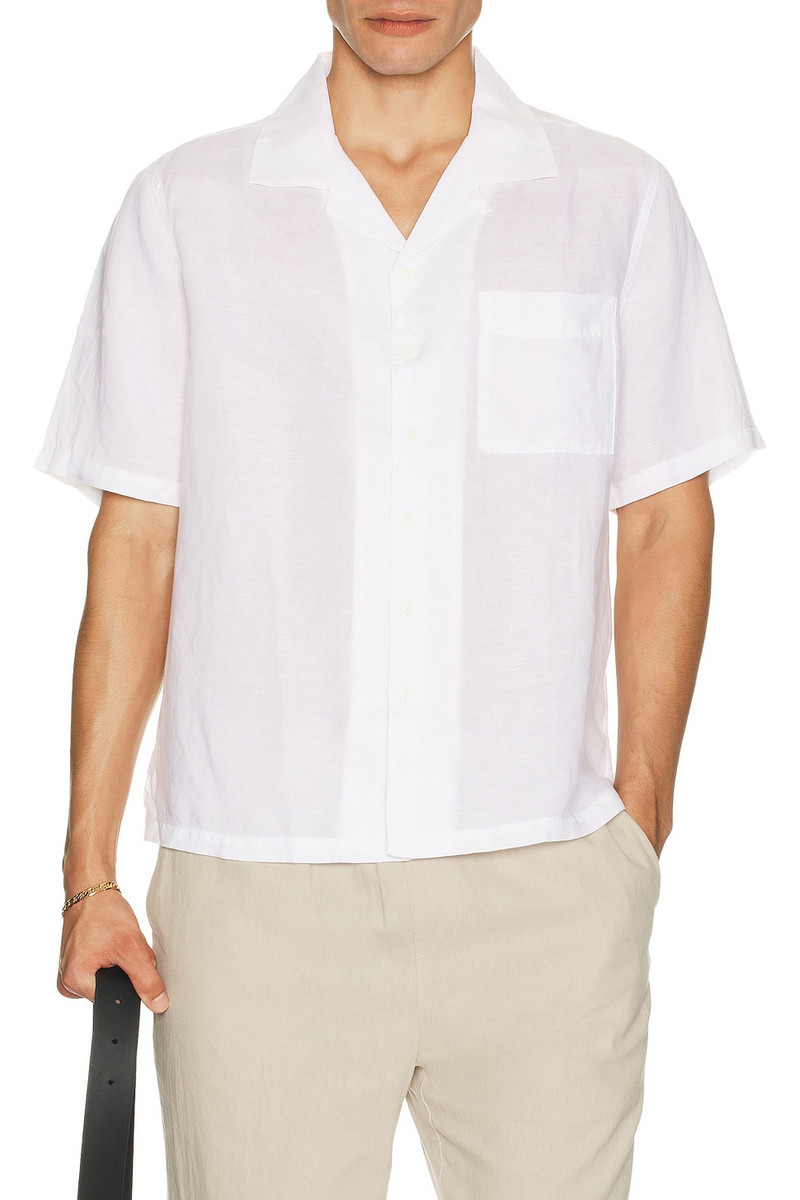 onia Air Linen Convertible Vacation Shirt outlook