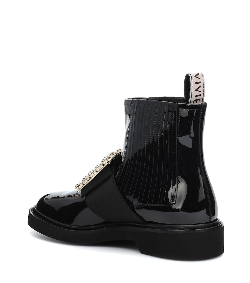 Viv' Rangers patent leather ankle boots - 3