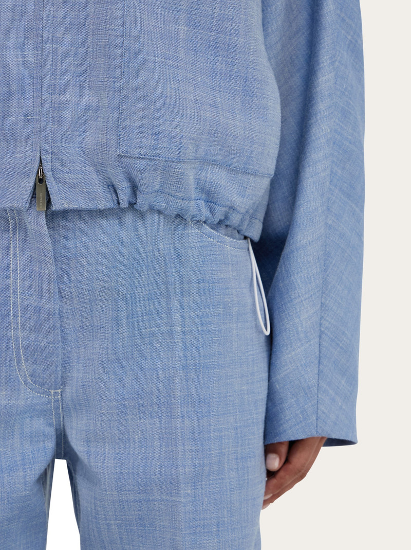 Cropped bomber 6