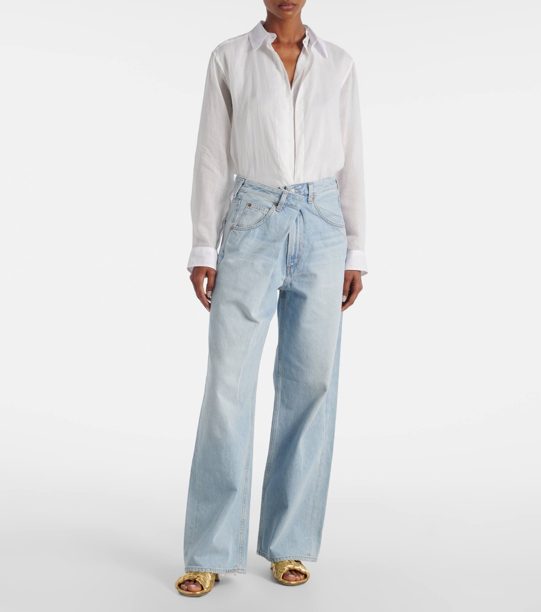 Vana low-rise wide-leg jeans - 7