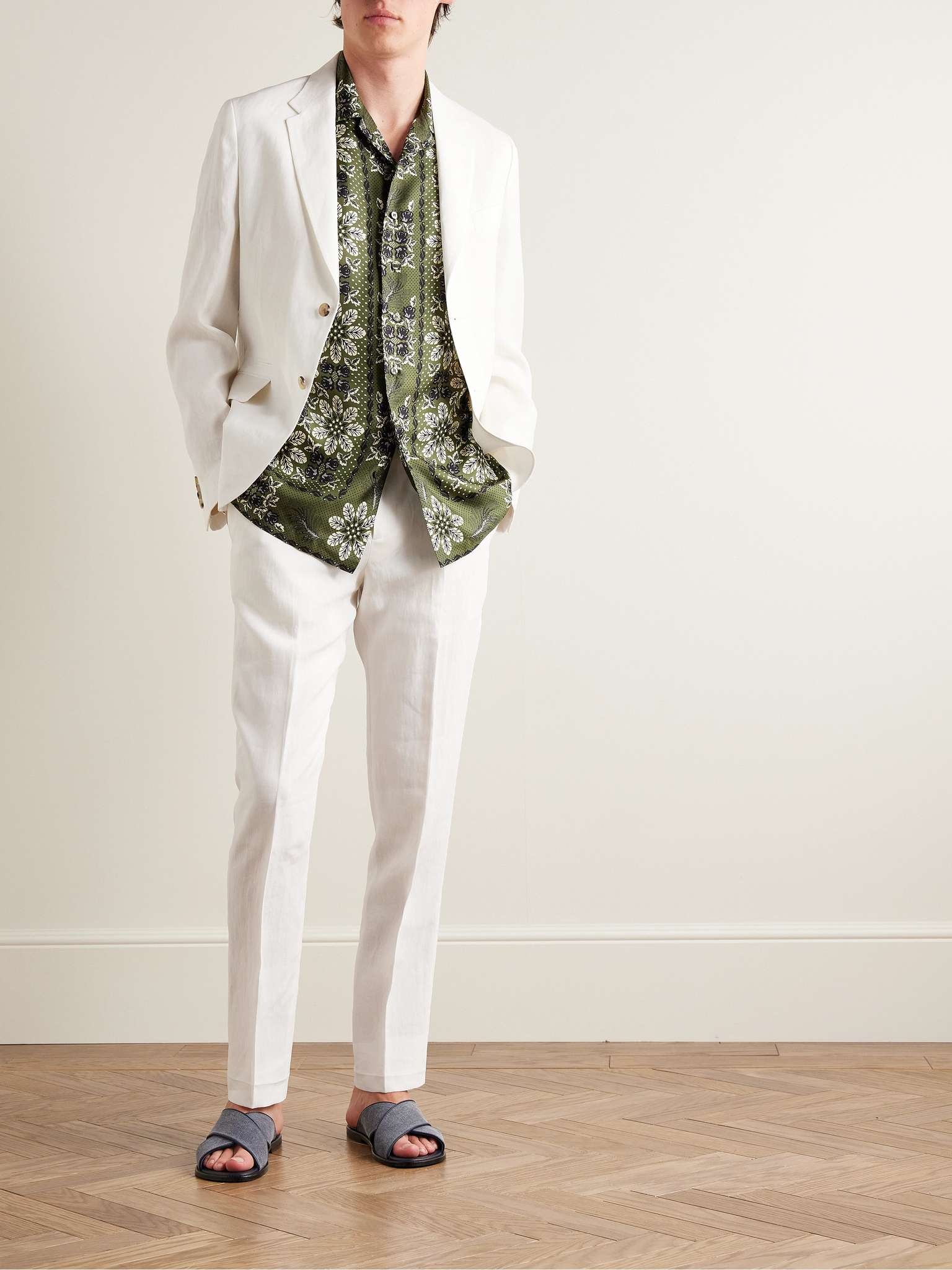 Soho Slim-Fit Linen Suit Jacket - 2