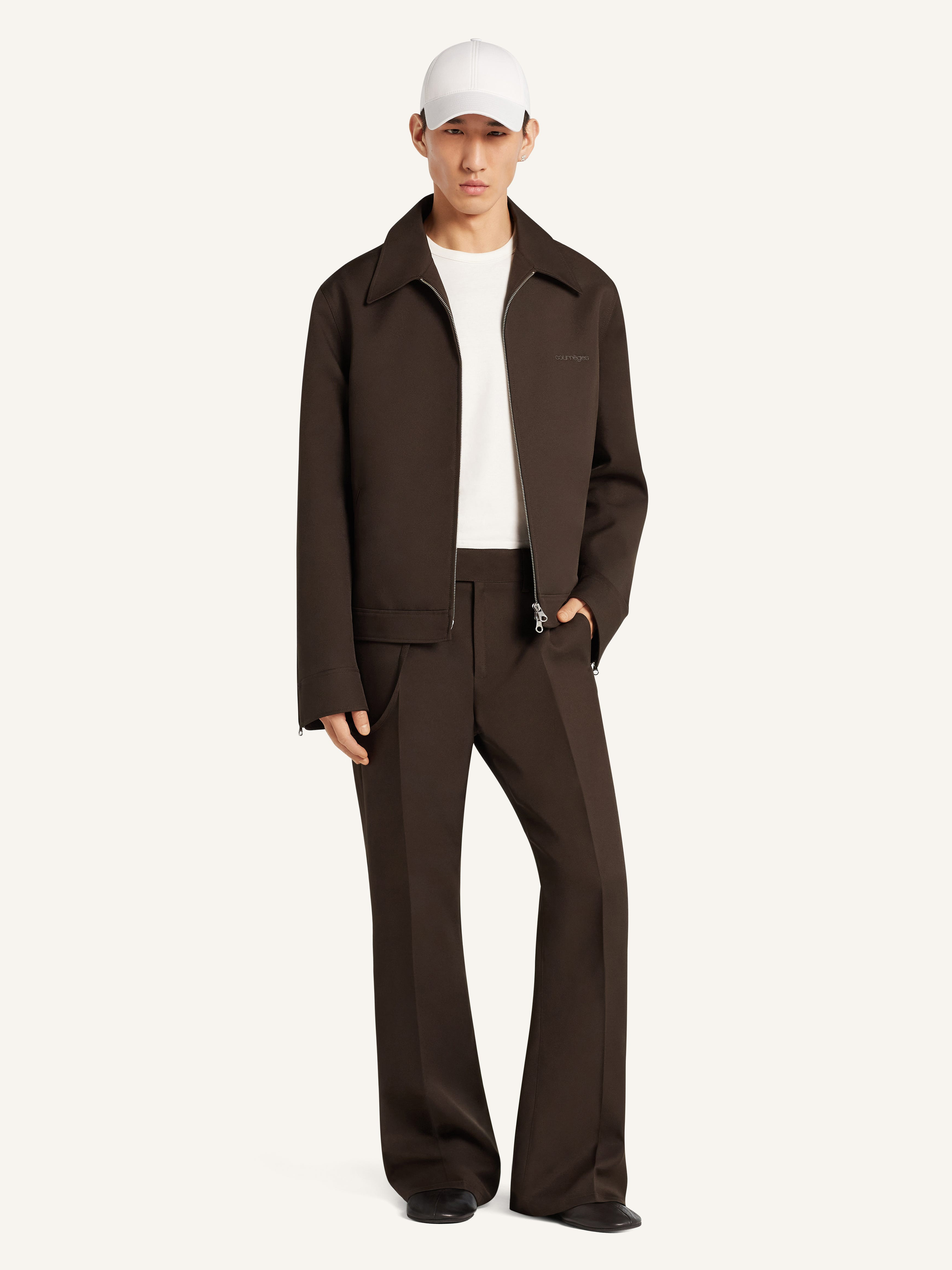 EMBROIDERED ZIPPED TWILL JACKET - 2