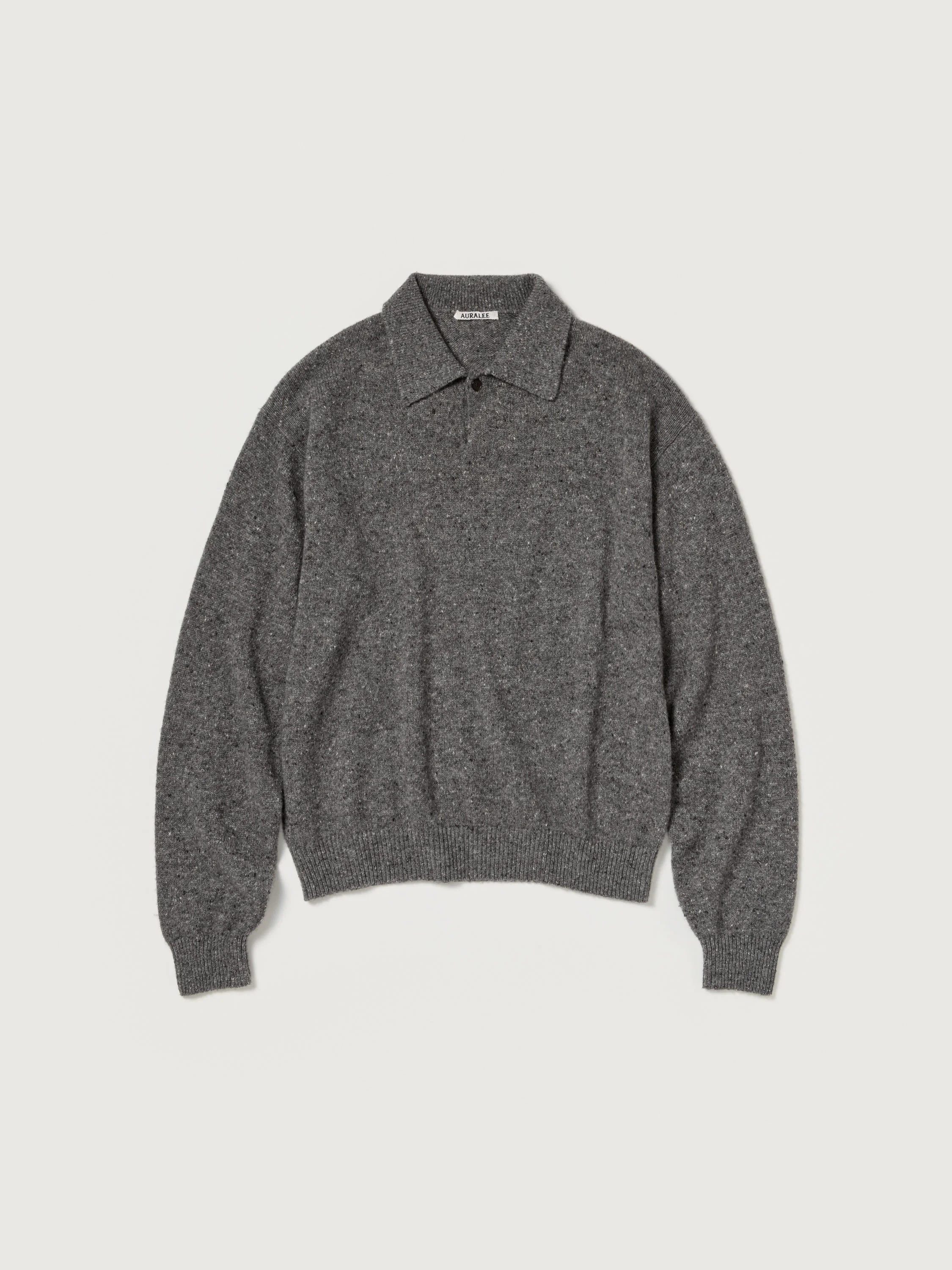 CASHMERE NEP KNIT POLO - 1