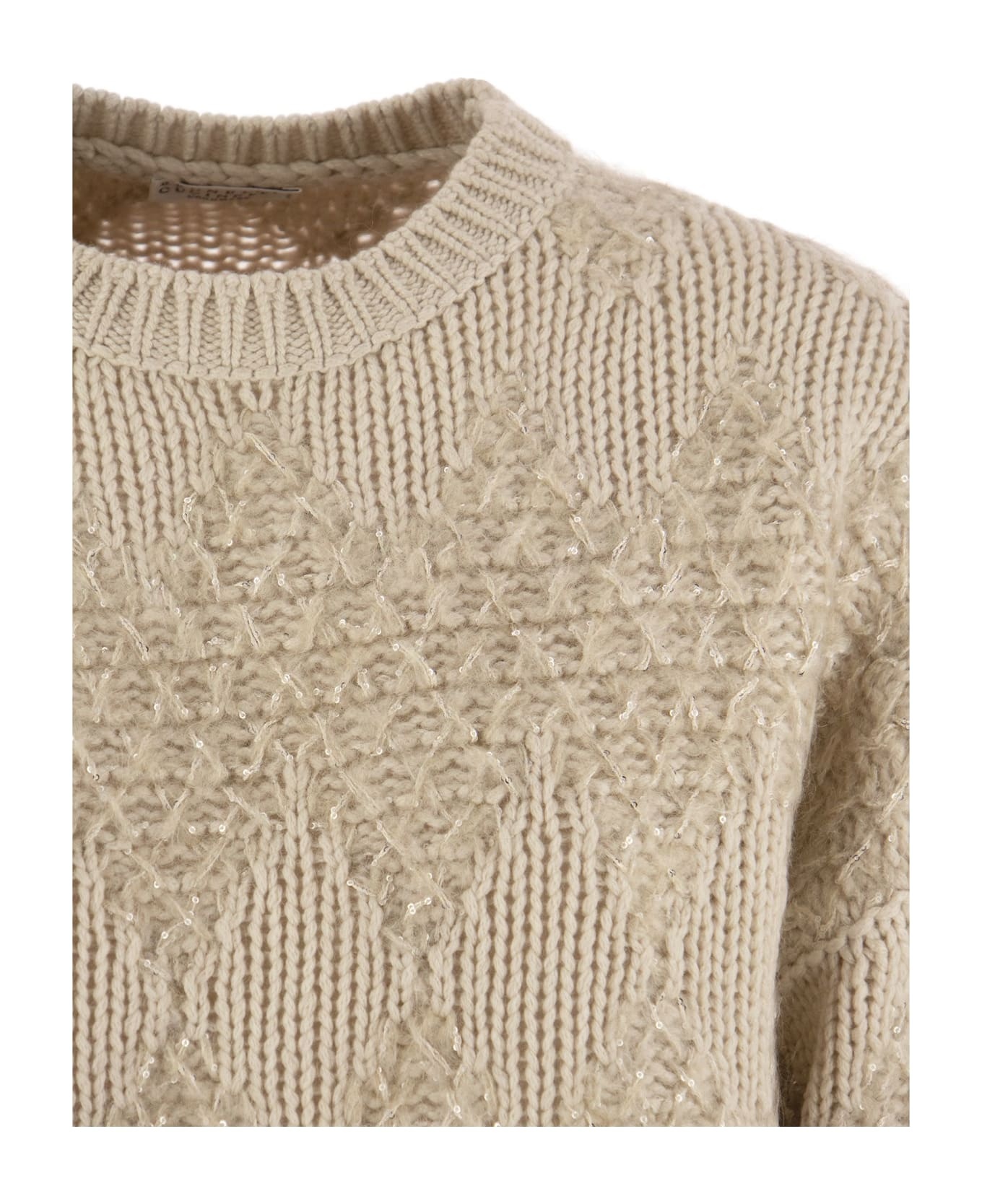 Wool, Silk And Cashmere Sweater - 4