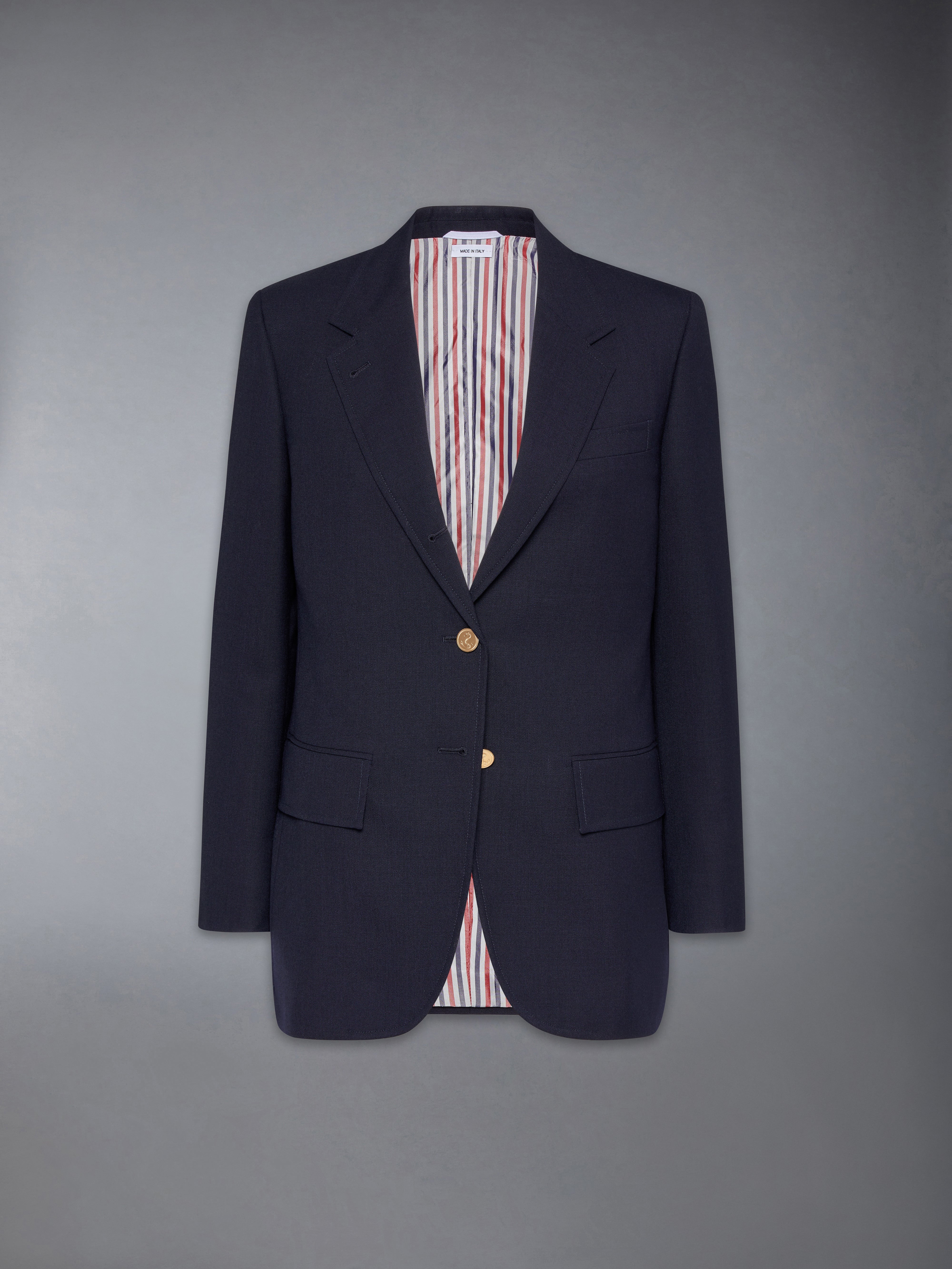 WOOL FRESCO WIDE LAPEL SPORT COAT - 1