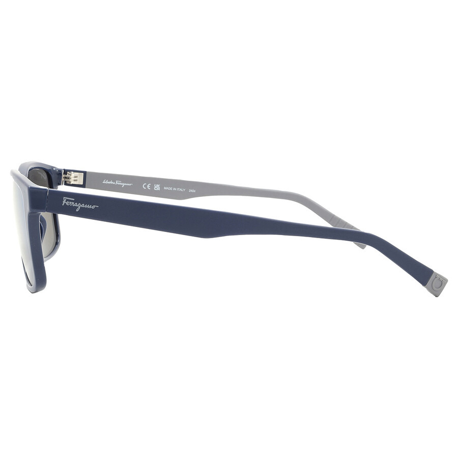Salvatore Ferragamo Blue Rectangular Men's Sunglasses SF938S 435 57 - 4