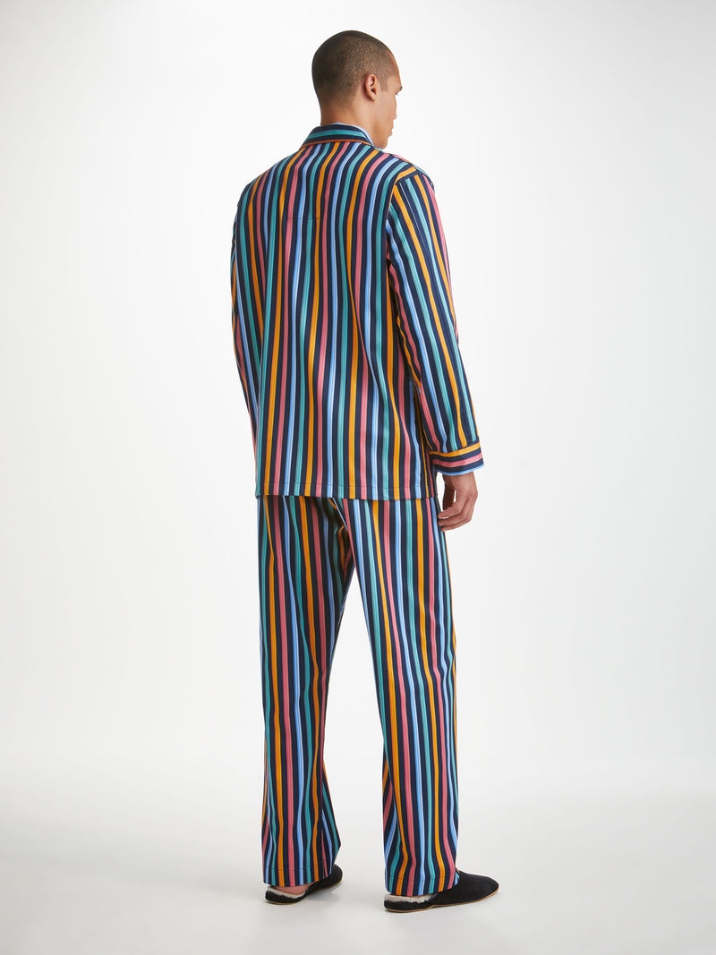 Men's Classic Fit Pyjamas Wellington 56 Cotton Multi - 4