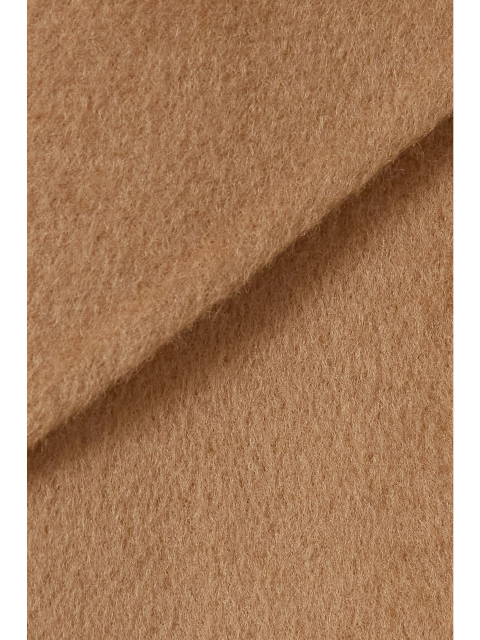 + NET SUSTAIN Signature wool-blend coat Camel - 4