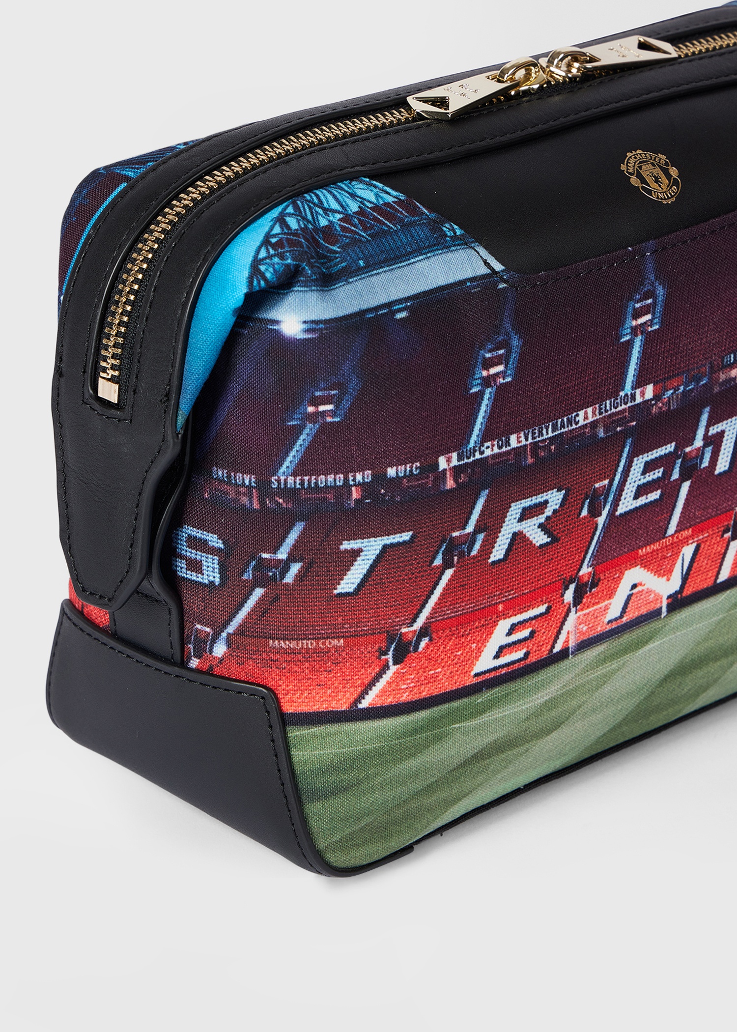Paul Smith for Manchester United - 'Stretford End' Wash Bag - 4