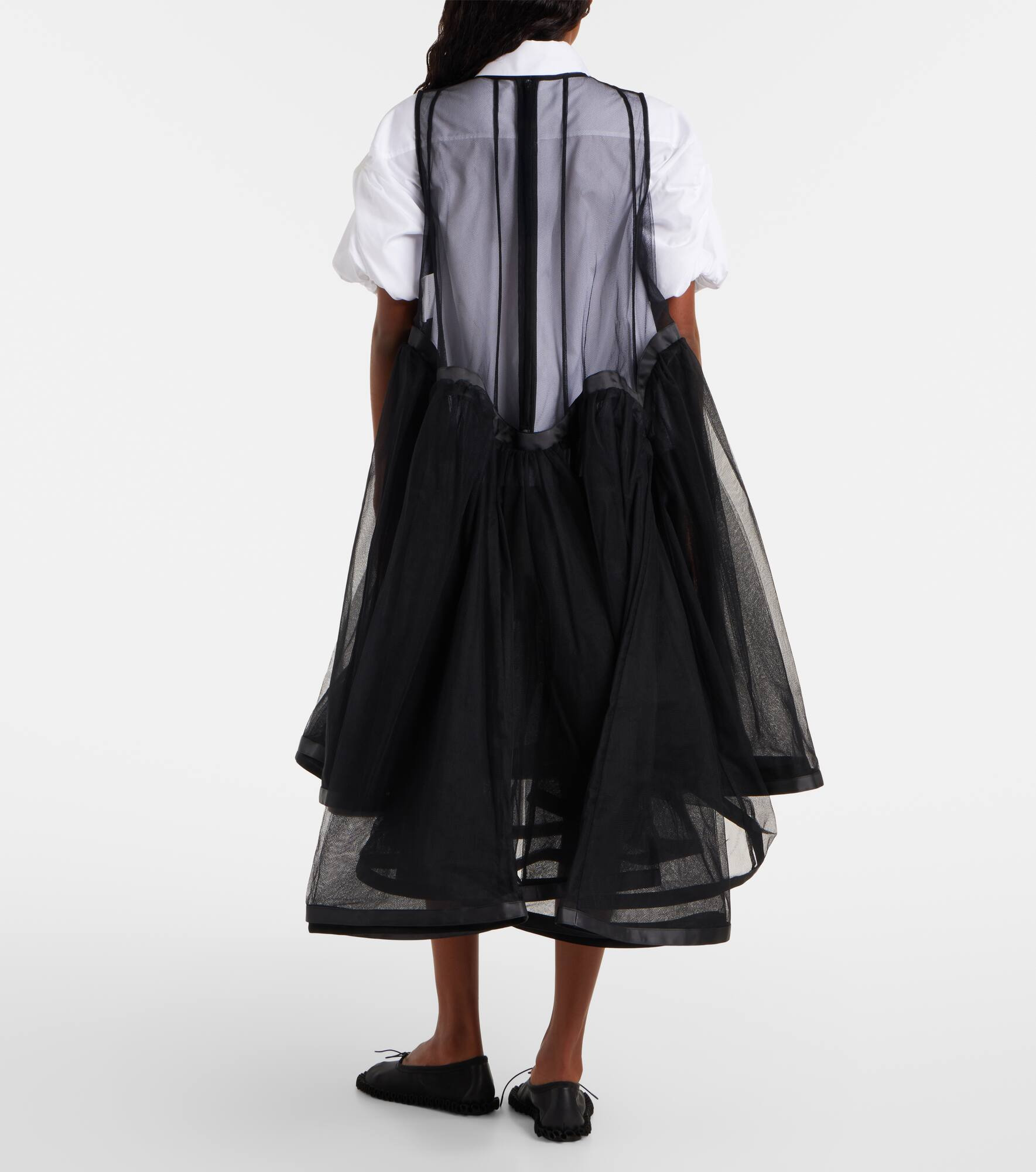 Tulle midi dress - 3