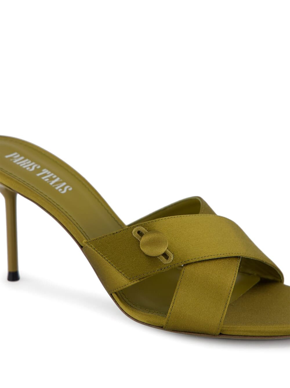 Lidia satin cross-strap sandals - 5