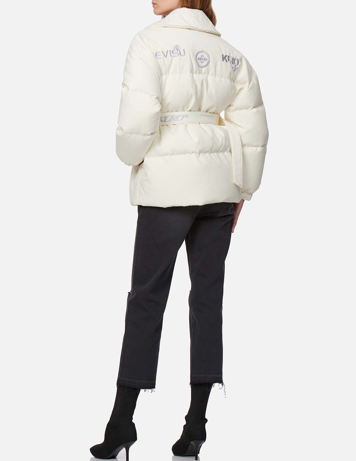 Padded Blazer Style Down Jacket - 5