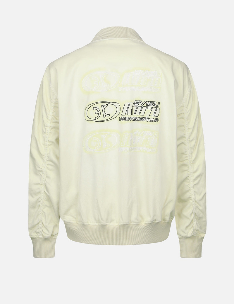 EVISU Multiple Logo Embroideries MA-1 Bomber Jacket outlook